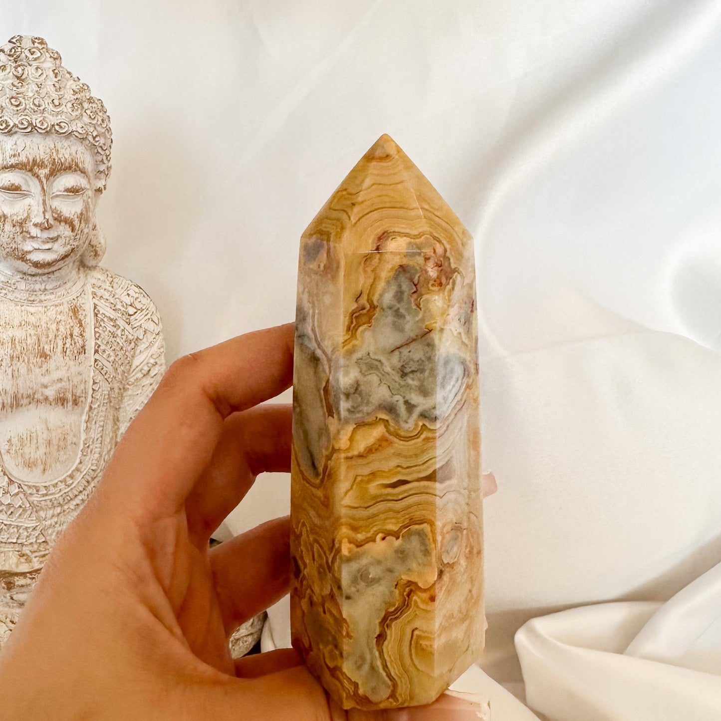 Crazy Lace Agate Tower