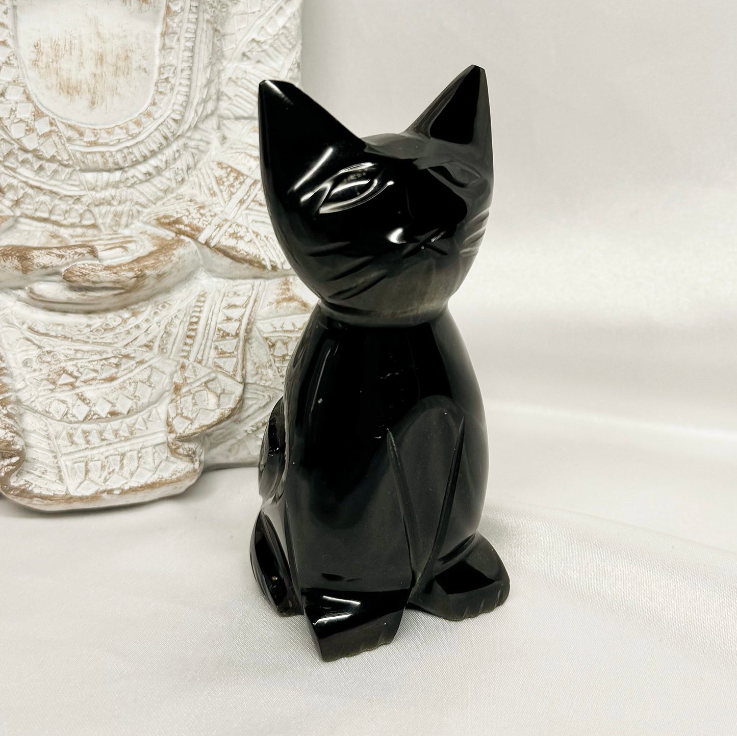 Golden obsidian Cat