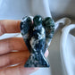 Moss agate angel