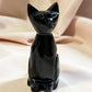 Silver obsidian Cat