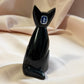 Silver obsidian Cat