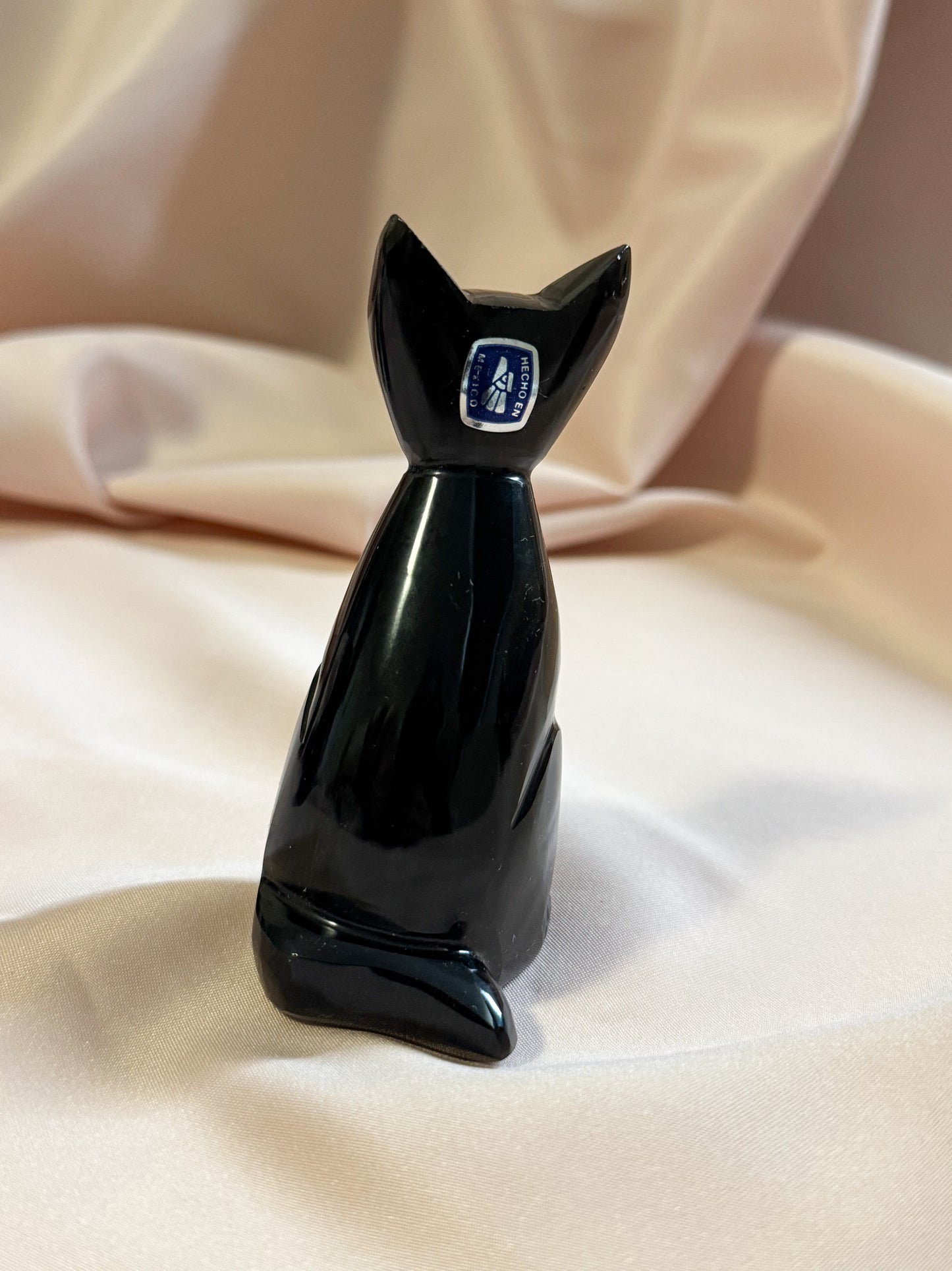 Silver obsidian Cat