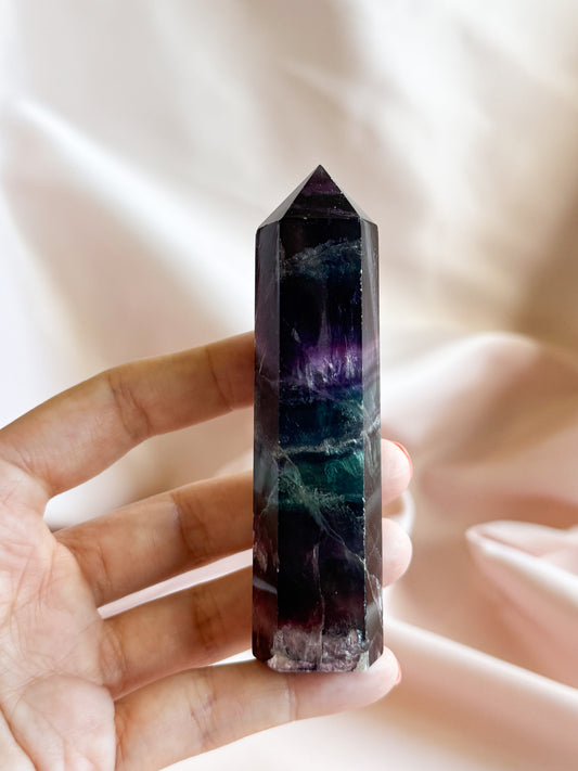 Rainbow Fluorite Tower