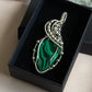 malachite pendant
