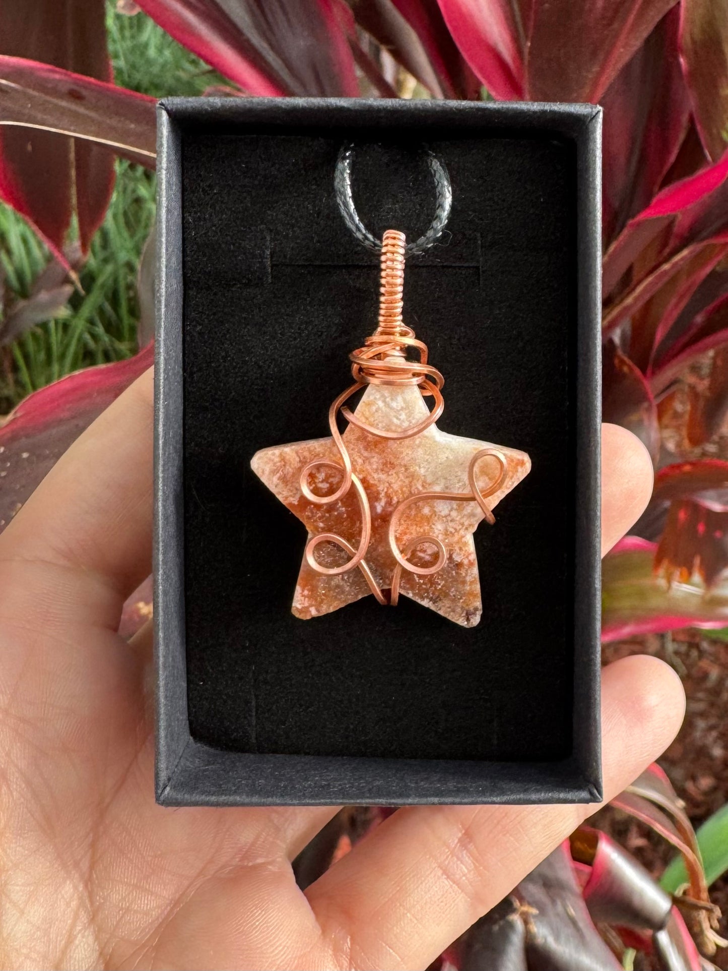 Pink amethyst pendant