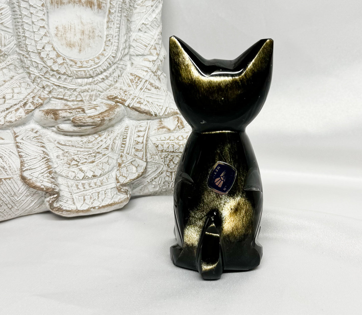 Golden obsidian Cat