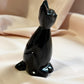 Silver obsidian Cat