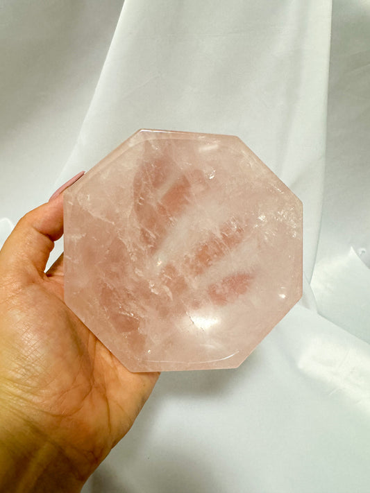 Rose Quartz plate