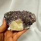 Aura Amethyst cluster