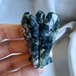 Moss agate angel
