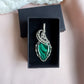 malachite pendant
