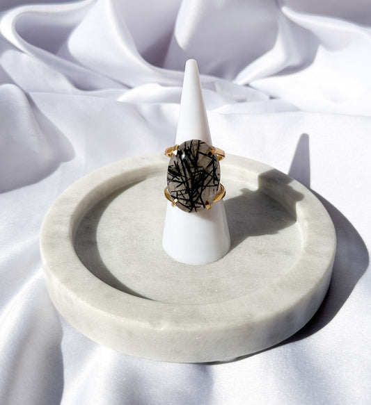 Tourmaline Quartz Ring