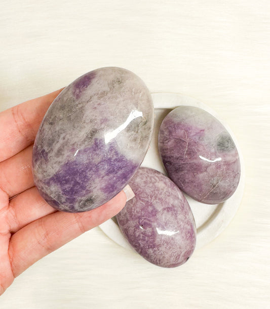 Lepidolite Palm