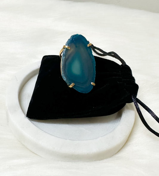 Blue Agate ring
